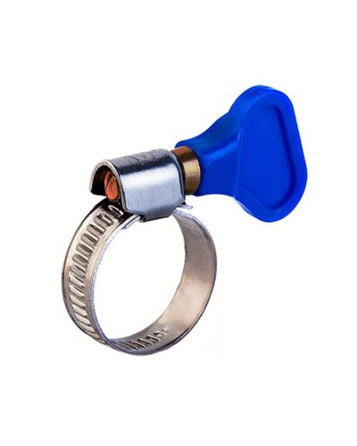 Хомут червячный 16-25/9-0,7мм, с ключом, нержавеющая сталь W2, (50 шт/уп) REXANT 07-0716-1 в Благовещенске Стяжки-хомуты Pintop.ru