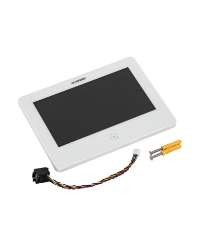 Монитор видеодомофон AccordTec AT-VD 770W WH в Благовещенске Абонентские IP устройства Pintop.ru