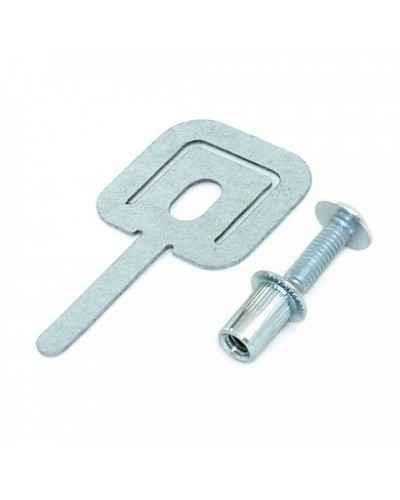 Комплекты для крепления ОКЛ с использованием винта, заклепки и хомута FR ПР-25 (100 шт) Промрукав (PR08.5203) в Благовещенске Огнестойкие кабельные линии Pintop.ru