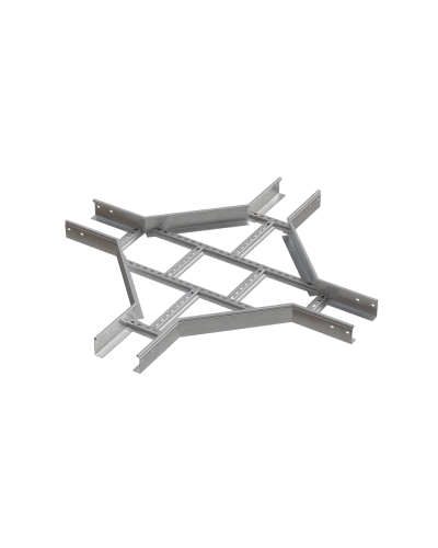 Х-разветвитель лестничный 80х200х1,5 мм N КМ-профиль (LXD80-200-1.5 N) в Благовещенске Аксессуары для лотков Pintop.ru