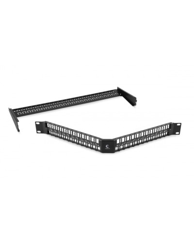 Угловая модульная патч-панель 19, 48 портов, 1U Cabeus (PLBHD-48-CON) в Благовещенске Патч панель Pintop.ru