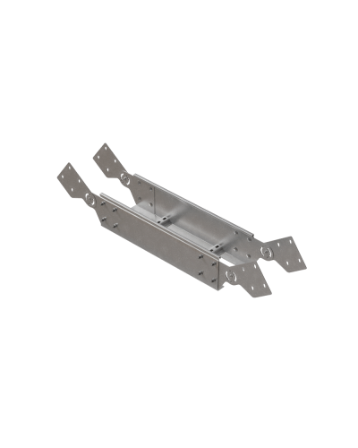 Вертикальный шарнирный угол 150х150х1,2 мм HD85 N КМ-профиль (LSHL150-150-1.2 HD85 N) в Благовещенске Аксессуары для лотков Pintop.ru