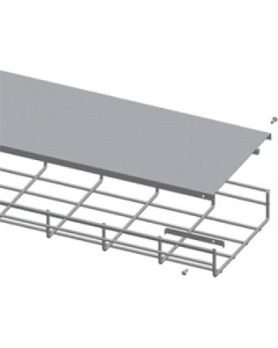 Крышка для лотка шириной 200мм, 1м. LANMASTER LAN-MT-AB200-EZ в Благовещенске Аксессуары для лотков Pintop.ru