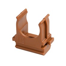Крепёж-клипса для труб АБС-пластик бук д20 (100шт/1500шт уп/кор) Промрукав (PR13.0046)
