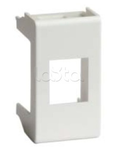 Адаптер для информационных разъемов AVAYA-SYSTIMAX, «Viva», 1 мод., белый DKC 45006 в Благовещенске Аксессуары для стоек и шкафов Pintop.ru