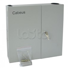 Бокс оптический настенный 19" на 16 ST/FC портов Cabeus FO-WL-16ST-K