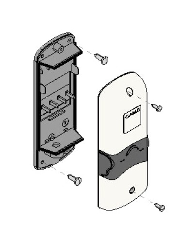 Корпус передатчика DIW01 DIW03 DB Came 119RIR257 в Благовещенске Запчасти для шлагбаумов и автоматики Pintop.ru