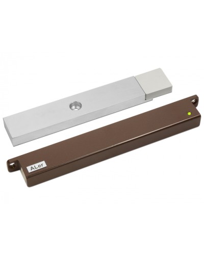 Замок электромагнитный Aler AL-200 PRemium (24 В, коричневый) в Благовещенске Электромагнитные замки Pintop.ru