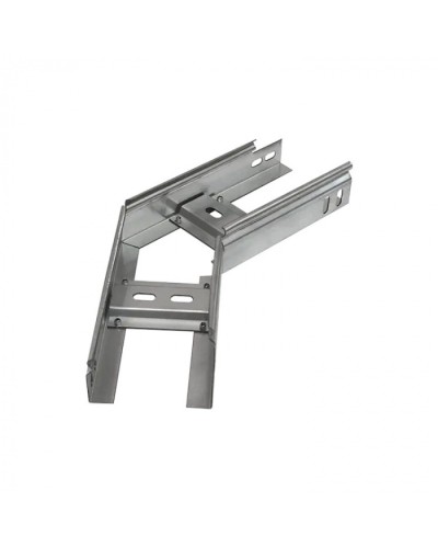 Угол горизонтальный 45 градусов лестничный 400х200 (1,2 мм) Промрукав (PR08.5265) в Благовещенске Аксессуары для лотков Pintop.ru