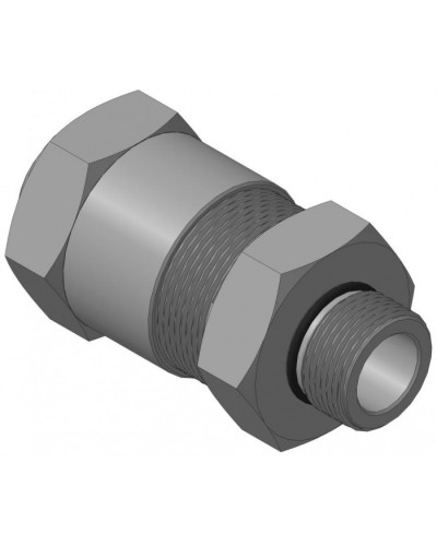 Кабельный ввод с резьбой G3/4 мм для прокладки кабеля в металлорукаве РЗ-ЦП-25, с уплотнением кабеля и проходным диаметром кабеля d=12-16 мм Спектрон КВМ-25/16-М-G3/4 в Благовещенске Аксессуары для кабель-канала Pintop.ru