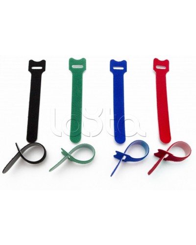 Хомут для кабеля, липучка с мягкой застежкой Hyperline WASN-310-BK-10 в Благовещенске Стяжки-хомуты Pintop.ru