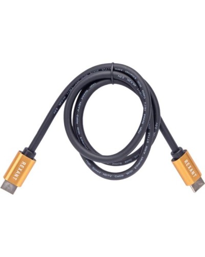 Кабель HDMI - HDMI 2.0, 1м, Gold REXANT 17-6102 в Благовещенске Системы видеонаблюдения Pintop.ru