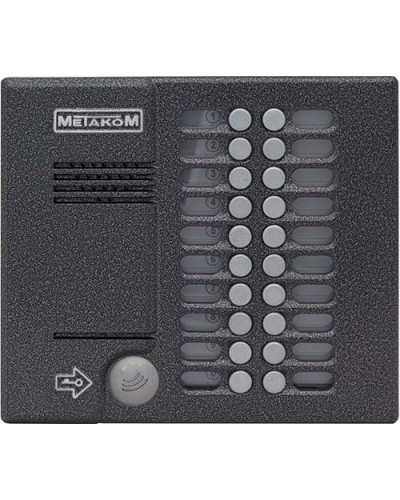 Блок вызова домофона Метаком MK20.2-MFEN в Благовещенске Вызывные аудиопанели малоабонентные Pintop.ru