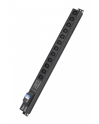 Блок распределения питания вертикальный для 19 шкафов DKC R5VIEC12CBOP в Благовещенске Блоки розеток Pintop.ru