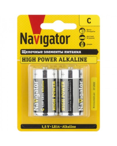 Элемент питания Navigator 94 754 NBT-NE-LR14-BP2 в Благовещенске Электротехническое оборудование Pintop.ru