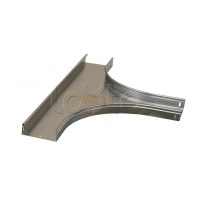 Ответвитель T-образный горизонтальный плавный Hyperline RST-TTS-500-100-0,8-R100-SZ