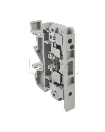 Клемма винтовая JXB-4/35RD для плавких вставок 5х20 серая EKF (plc-jxb-4/35RD-gy) в Благовещенске Клеммные колодки Pintop.ru