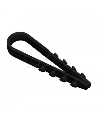 Дюбель-хомут 11-18 черный (100шт/уп) PROCONNECT 07-4522 в Благовещенске Стяжки-хомуты Pintop.ru