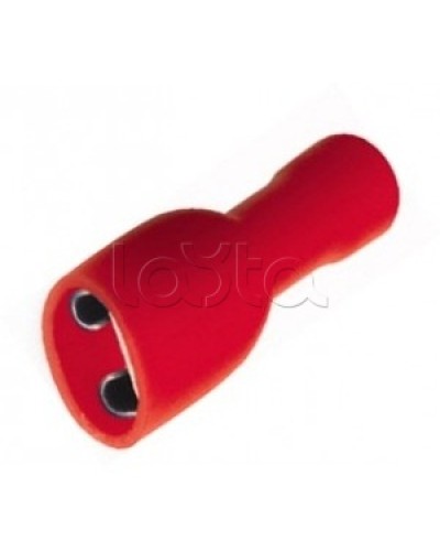 Клемма плоская полностью изолированная 0.5-1.5 мм² (КППИ гнездо - 5мм) (100шт/уп) REXANT 08-0611 в Благовещенске Клеммные колодки Pintop.ru