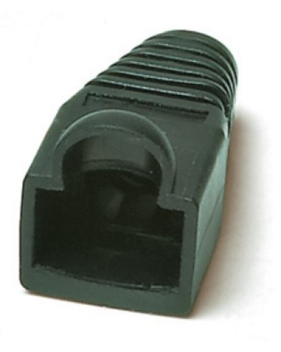Изолирующий колпачок для разъемов RJ-45, черный (10 шт.) Hyperline BOOT-BK-10 в Благовещенске Коннекторы и разъемы Pintop.ru