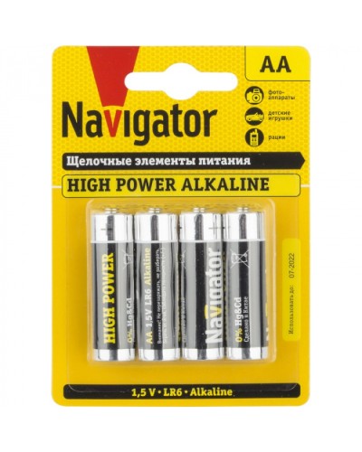 Элемент питания Navigator 94 753 NBT-NE-LR6-BP4 в Благовещенске Электротехническое оборудование Pintop.ru