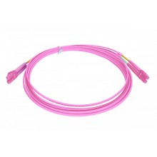 Шнур оптический duplex 2х50/125, OM4, LC-LC, 5 м Eurolan 41F-40-LC-LC-05