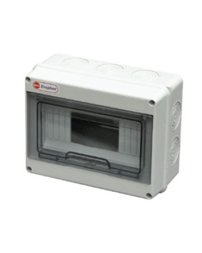 Шкаф настенный, 12-13 модулей, IP65 Экопласт 46412 в Благовещенске Боксы для автоматов Pintop.ru