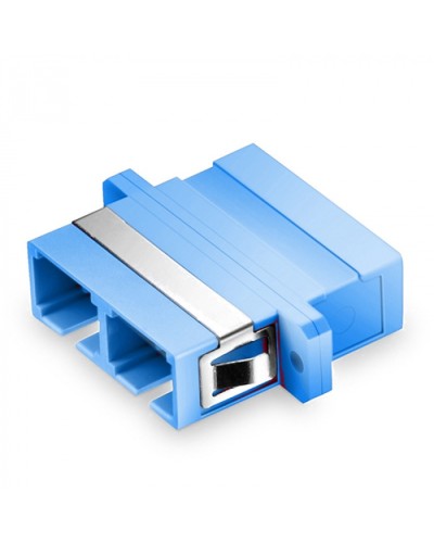 Оптический адаптер OS2, дуплекс SC, с фланцами, синий Eurolan (36A-S2-2S-02BU) в Благовещенске Проходные адаптеры и розетки оптические Pintop.ru