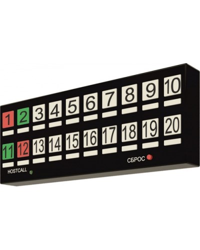 Табло отображения Hostcall MP-730W2 в Благовещенске Система оповещения и трансляции Hostcall Pintop.ru