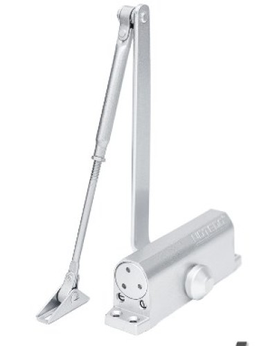 Доводчик NOTEDO DC-090-НО EN4 с ФОП (серебро) в Благовещенске Доводчики Pintop.ru