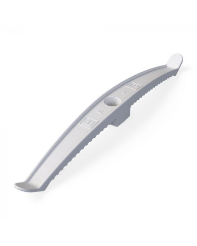 Держатель кабеля двусторонний для прямого монтажа в гофроящике белый (100 шт/кор) Промрукав (PR13.0486) в Благовещенске Аксессуары для кабель-канала Pintop.ru