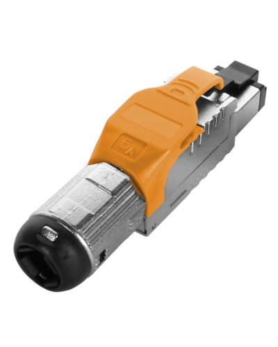 Разъем полевой оконцовки RJ-45 Hyperline (PLUE-8P8C-S-C6A-SH-OR) в Благовещенске Коннекторы Pintop.ru