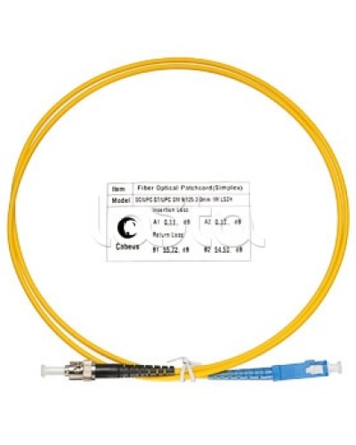 Патч-корд волоконно-оптический SM 9/125 simplex SC-ST LSZH (1 м) Cabeus FOP(s)-9-SC-ST-1m в Благовещенске Патч-корды оптические Pintop.ru
