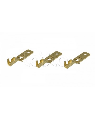 Клемма плоская 1-1.5 мм² (КП штекер - 6.3мм) (100шт/уп) REXANT 08-0911 в Благовещенске Клеммные колодки Pintop.ru