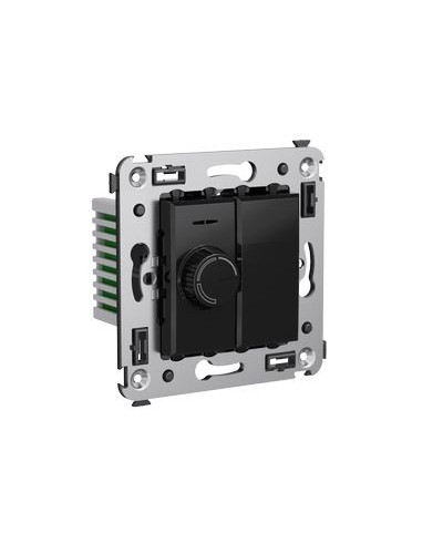 Диммер поворотный в стену, Avanti, Черный квадрат DKC 4402133 в Благовещенске Аксессуары для стоек и шкафов Pintop.ru