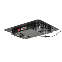 Блок вентиляторный на 4 вентилятора с терморегулятором TLK TLK-FAN4-TERM-BK