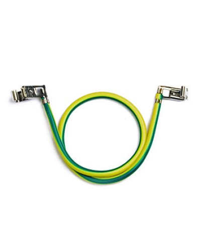 Провод заземления с клеммами для соединения основания и крышки короба, 300 мм DKC (E0001BC) в Благовещенске Аксессуары для кабель-канала Pintop.ru