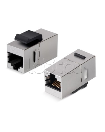 Адаптер проходной Cabeus CA-KJ-8p8c-C5e-SH в Благовещенске Проходные адаптеры RJ-45 и разветвители Pintop.ru