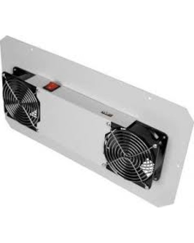 Блок вентиляторный TLK (TLK-FAN2-TERM-GY) для настенных шкафов серии TWC и TWA в Благовещенске Вентиляторные модули Pintop.ru