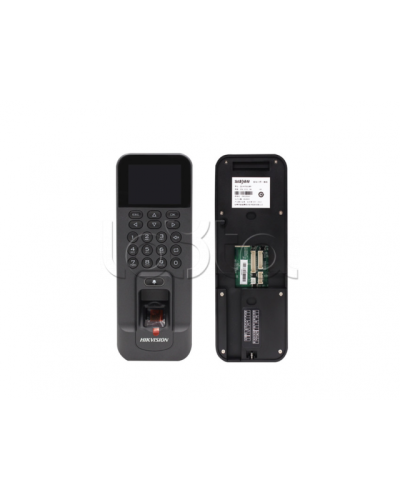 Терминал доступа со встроенным считывателем отпечатков пальцев Hikvision DS-K1T804BF в Благовещенске Считыватели Pintop.ru