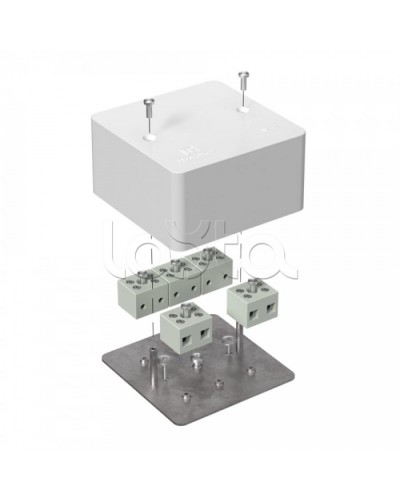 Коробка огнест для кабель-канала 40-0460-FR6.0-10 Е15-Е60 (латунь) 85х85х45 Промрукав (40-0460-FR6.0-10-Е60) в Благовещенске Распределительные коробки Pintop.ru