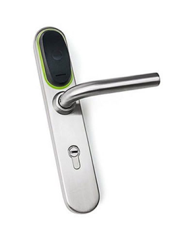 Замок электромеханический для двери IronLogic Eurolock EHT net (серебро) dd = 92 мм в Благовещенске Электромеханические замки Pintop.ru