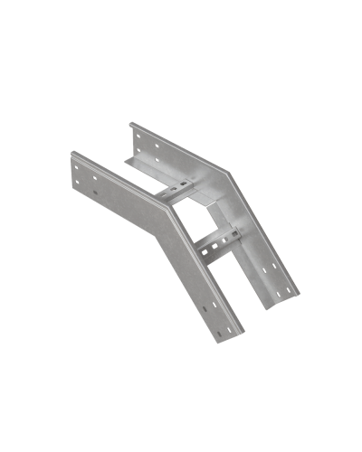 Угол лестничный вертикальный внешний 45 гр. 100х300х1,5 мм HD85 N КМ-профиль (LVL45-100-300-1.5 HD85 N) в Благовещенске Аксессуары для лотков Pintop.ru