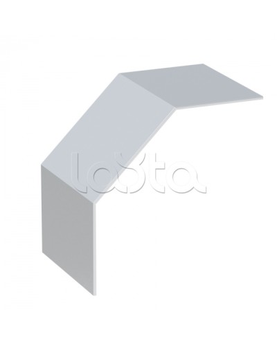 Крышка на угол 90 градусов верт. внеш. лестн. усиленная 150x300 мм (2 мм) HDZ EKF (kvoltp90150300-2-HDZ) в Благовещенске Аксессуары для лотков Pintop.ru