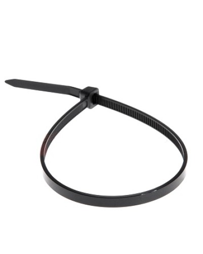 Хомут-стяжка нейлоновый 3х200 мм чёрный (100шт/уп) REXANT 07-0201-4 в Благовещенске Стяжки-хомуты Pintop.ru