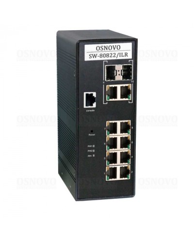 PoE коммутатор уличный промышленный OSNOVO SW-80822/ILR в Благовещенске Коммутаторы Pintop.ru